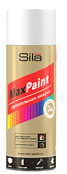 Краска аэрозольная RAL 9003 белый матовый 520 мл Sila HOME Max Paint
