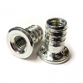 Втулка забивная М6х14 плоский фланец
