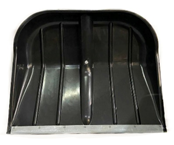 Лопата снеговая 400 х 430 х 32чер. al.планка без черенка "Вьюга"
