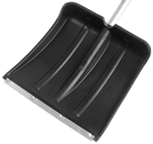 Лопата снеговая 360 х 380 х 32чер. мет.планка без черенка "СНЕГОВИК"
