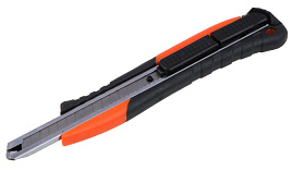 Нож  9мм усил с выд\лез с пружиной 80 х 9 х 0,4мм / Ермак
