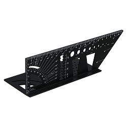 Угольник многофункциональный разметочный 215x74x63мм, алюминий / ЕРМАК
