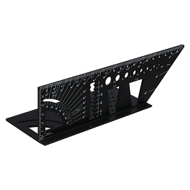 Угольник многофункциональный разметочный 215x74x63мм, алюминий / ЕРМАК
