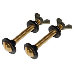 Комплект крепежа бачка к унитазу латунированный
