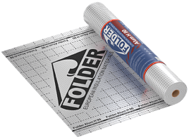 Пароизоляция FOLDER Alum H 90 / 75 кв.м с теплоотражающим эффектом
