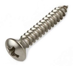 Саморез 6.3х25 А2 din 7983C полупот/гл крест/шл
