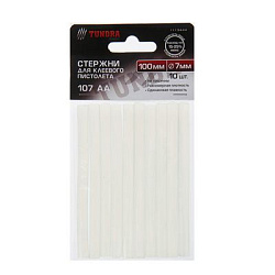 Стержени клеевые d 7 х 100мм (упак.10шт) прозрачный / универсальный
