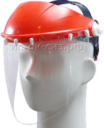 Щиток защитный лицевой "Исток" поликарбонат экран съемный, храповой механизм
