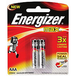 AA 1.5 V Alkaline "ENERGIZER" MAX (упак.2шт)
