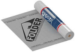 Гидроизоляция FOLDER Silver D / 75 кв.м для кровли и фасада с клеевой полосой
