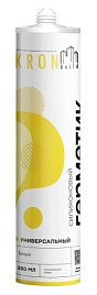 Герметик силик. белый универс. 280 ml KRONbuild
