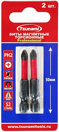 Бита ph 2х 50 торсионная TSUNAMI Professional (2 шт)
