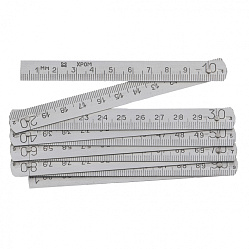 Метр складной, металлический Россия
