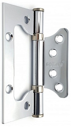 100х75х2.5 без врезки (комплект 2шт) / хром
