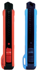 Нож 18мм усиленный цвета в ассортименте / Монтажник
