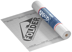 Пароизоляция FOLDER H 98 / 75 кв.м для кровли и фасада повышенной прочности с клеевой полосой
