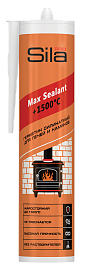 Герметик высокотемпературный силикатный Sila PRO Max Sealant 1500, 280 ml
