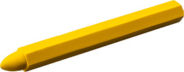 Мелки восковые желтые разметочные, 6 шт ЗУБР
