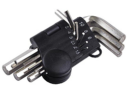 Набор угловых шестигр. Cr-V, 1,5-10мм, 9шт., СТАНДАРТ
