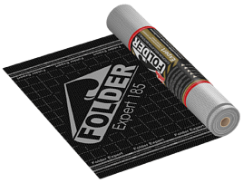 Мембрана FOLDER Expert 185 /  75 кв.м паропроницаемая супердиффузионная Premium класса с клеевой полосой
