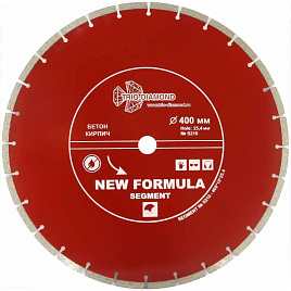 400 х 25.4 х 10 NEW FORMULA SEGMENT
