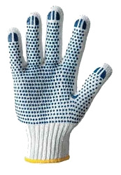  Перчатки  х/б с ПВХ 6-и нитка 10 кл.
