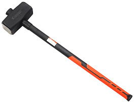 Кувалда 10кг. кованая  фиберглассовая обрезиненная рукоятка 900мм
