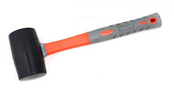 Киянка резиновая  370 г фиберглассовая ручка
