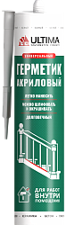 Герметик акрил. белый, 280мл Ultima
