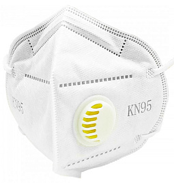 Респиратор KN 95 из нетканного материала с клапаном FFP2
