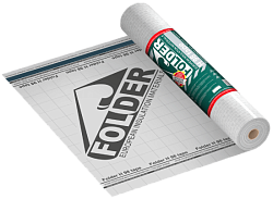 Пароизоляция FOLDER H 98 tape / 35 кв.мдля кровли и фасада повышенной прочности с клеевой полосой
