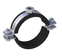 Хомут ВЫСОКОЙ нагрузки 1 3/4" М12 (цинк) (54-58мм)
