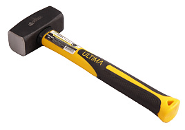 Кувалда  1.5 кг. кованая фиберглассовая обрезиненная рукоятка
