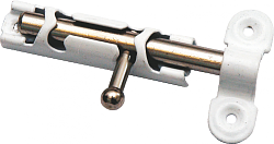 ЗТ с ц.дв. 90мм полимер белый
