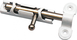 ЗТ с ц.дв. 90мм полимер белый
