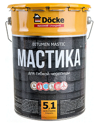 Мастика для гибкой черепицы DOCKE 5.1 кг ZRMC-1099
