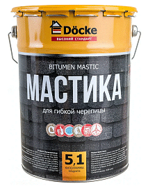 Мастика для гибкой черепицы DOCKE 5.1 кг ZRMC-1099
