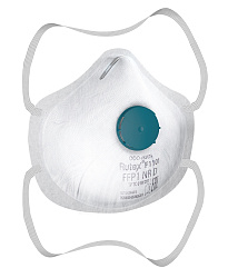 Респиратор полумаска фильтрующая формованный с клапаном защита FFP1 ИСТОК-1ФК
