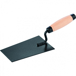 Кельма отделочника 170мм, деревянная усиленная ручка
