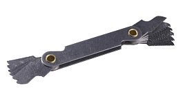 Шаблон для определения шага метрической резьбы.
