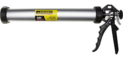 Пистолет д/герметика 600мл, закрытый, алюминиевый корпус, Professional
