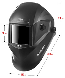 Маска сварщика с автозатемнением 4/9-13 DIN ЗУБР Профессионал
