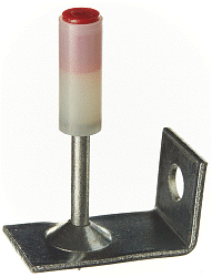 Гвоздь пироксилиновый с уголком с отверстием PA32-P2 красный (упак.100шт)
