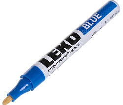 Маркер-краска 4.0мм синий нитро-основа LEKO
