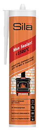 Герметик высокотемпературный силикатный Sila PRO Max Sealant 1500, 280 ml

