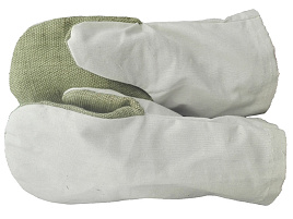  Рукавицы Х/Б пл. 230 аппрет. с брез. наладон. 400 + п/н х/б аппрет.пл. 210гр БН-05
