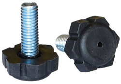 Опора резьбовая шестигранная M 6х15 D19мм
