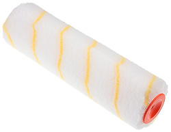 230мм полиэстер D 40мм d 6 ворс 12мм белый с желтой полосой / ЕРМАК
