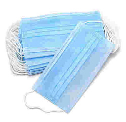 Маска медицинская одноразовая Спандбод с РУ СМС (3-х слойная)
