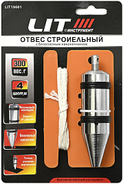Отвес строительный 300 гр. 4м., LIT 
